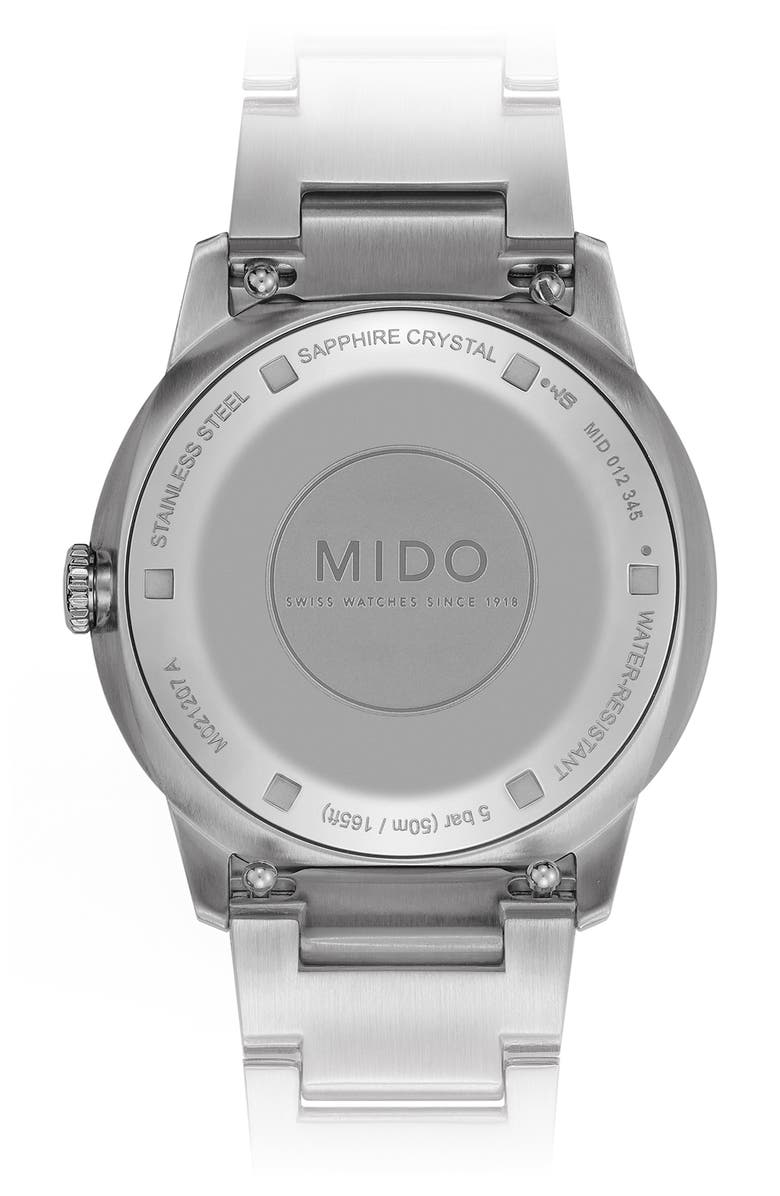 MIDO Commander Automatic Bracelet Watch, 35mm, Alternate, color, Blue