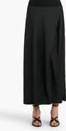 Khaite Demi Satin Midi Skirt