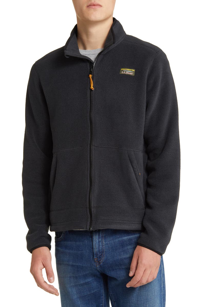 L.L.Bean Mountain Classic Fleece Jacket, Alternate, color, Black