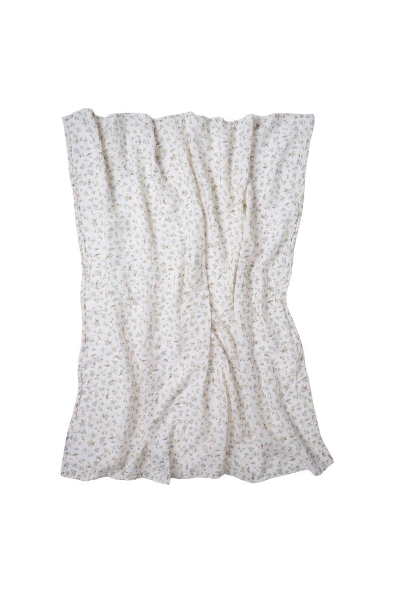 Ducky Cotton Muslin Swaddle Blanket w/ Lovey Baby Gift Set, Alternate, color, White