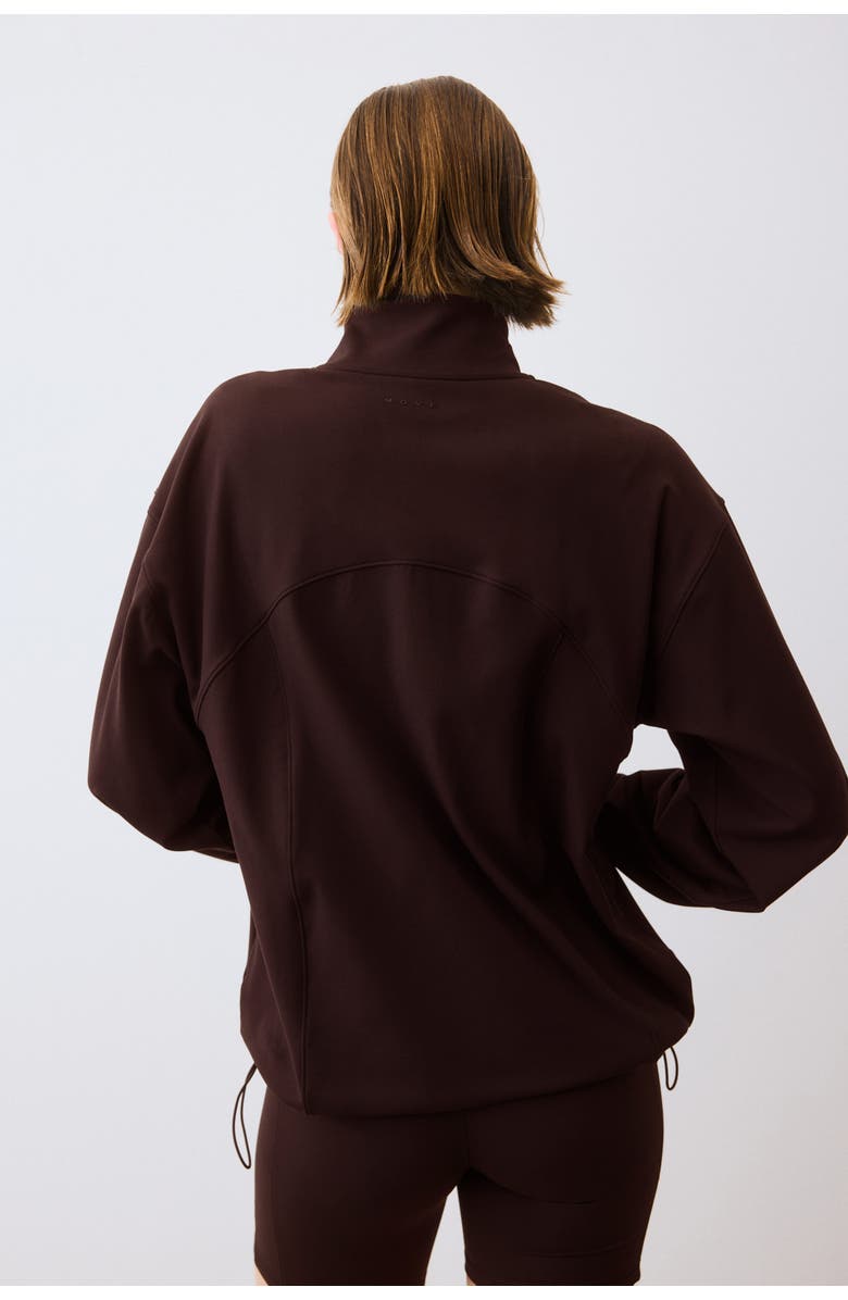 H&M Sports Track Jacket With Softmove, Alternate, color, Warm Brown