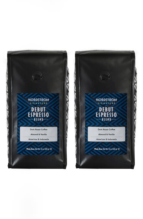 Ethically Sourced Debut Espresso Blend 2-Pack Whole Bean Coffee