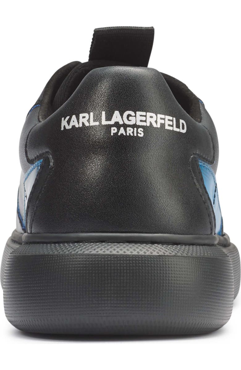 KARL LAGERFELD PARIS Recycled Leather Lace-up Sneaker, Alternate, color,
