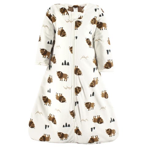 Long Sleeve Plush Faux Fur Sleeping Bag, Wearable Blanket (Baby)