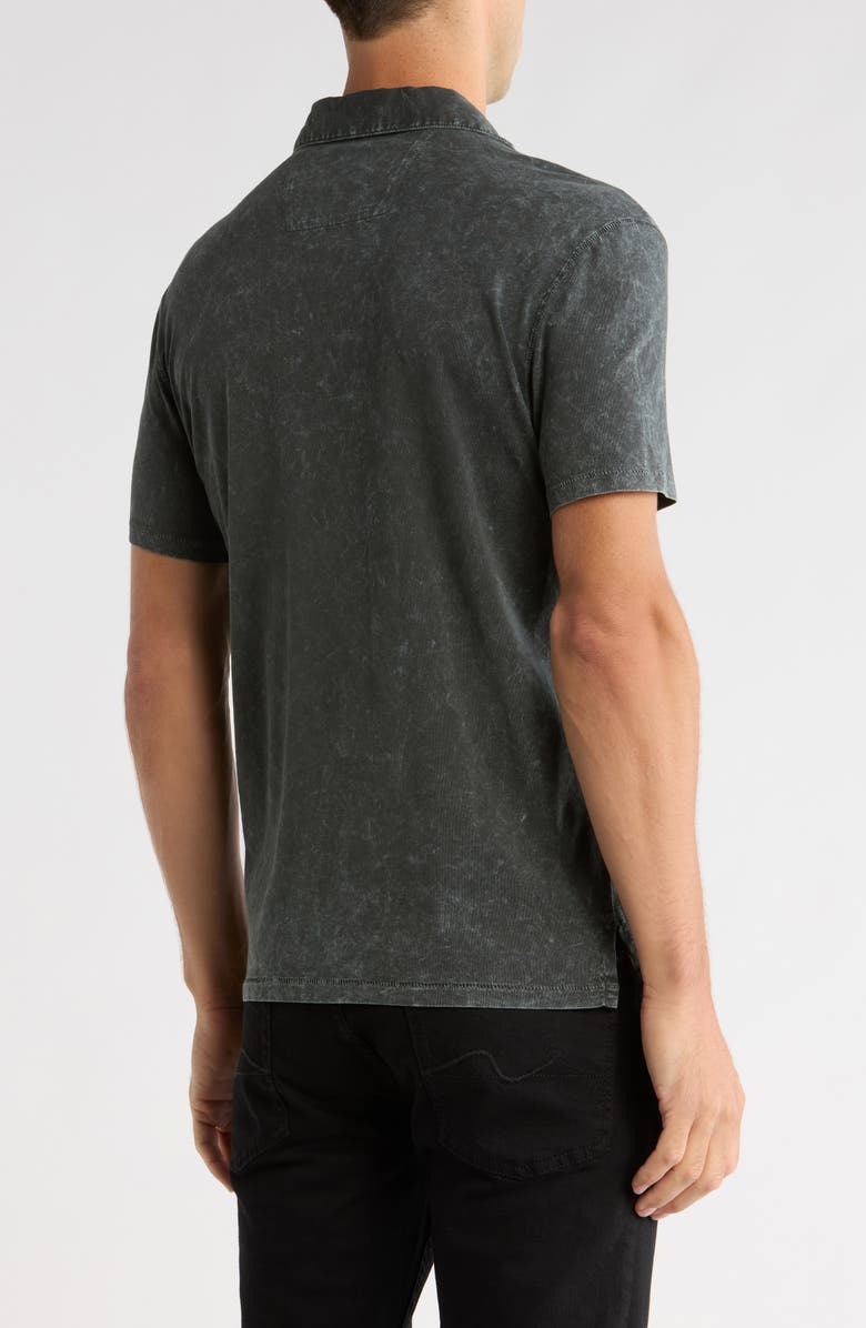 John Varvatos Bodhi Short Sleeve Polo, Alternate, color, Seaweed