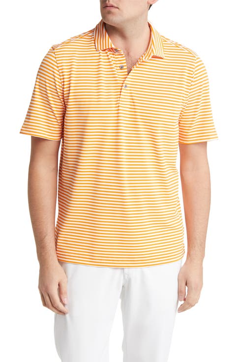 Virtue Piqué Stripe Recycled Blend Polo