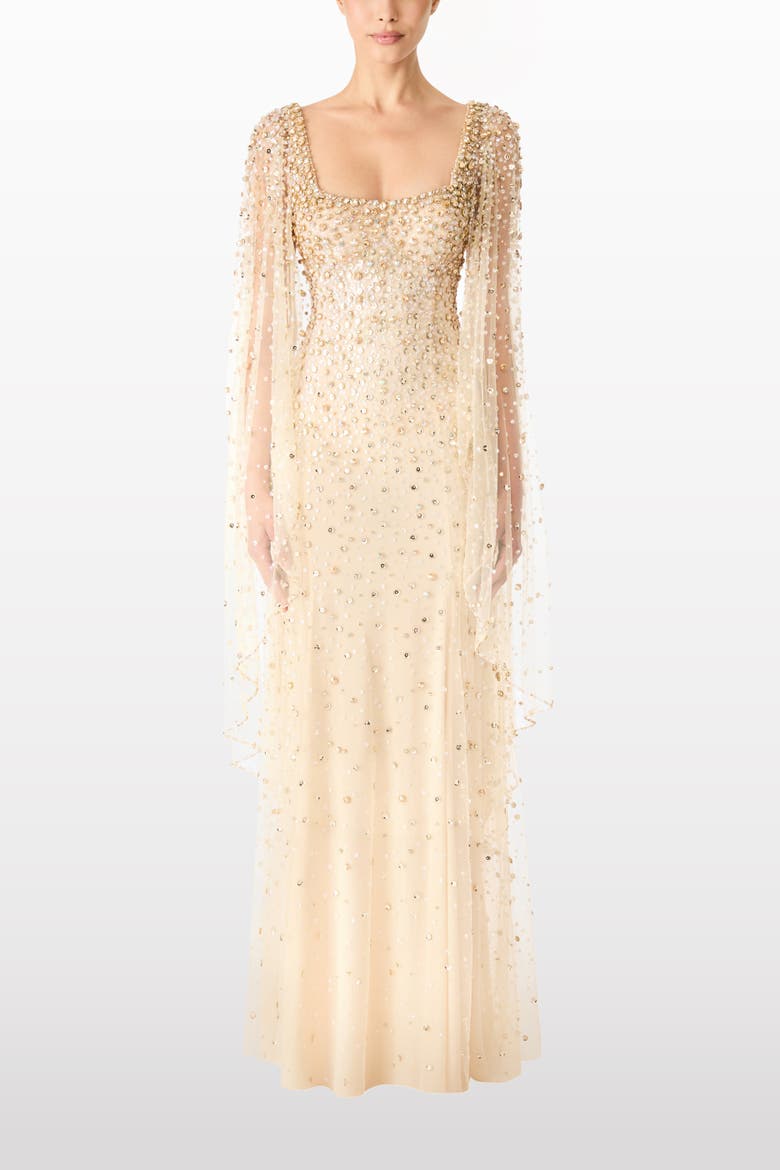 Angel Wing Dress, Main, color, Sandy Beach