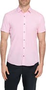 W.R.K Trim Fit Short Sleeve Performance Button-Up Shirt
