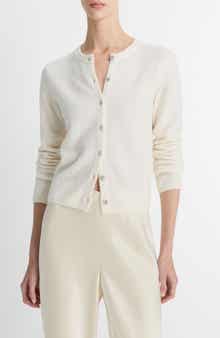Silk & Cashmere Bouclé Cardigan