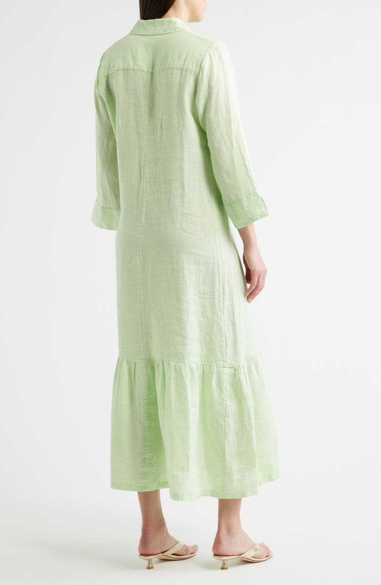 Lilly Pulitzer<sup>®</sup> Alora Ruffle Hem Linen Maxi Dress, Alternate, color, Pistachio Macaron X Resort