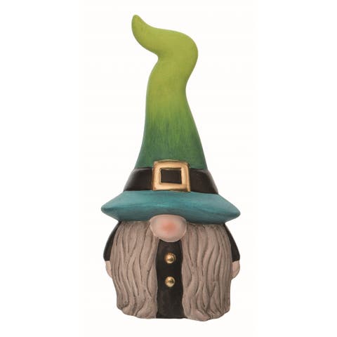 Ceramic Multicolor Halloween Ombre Witch Decoration