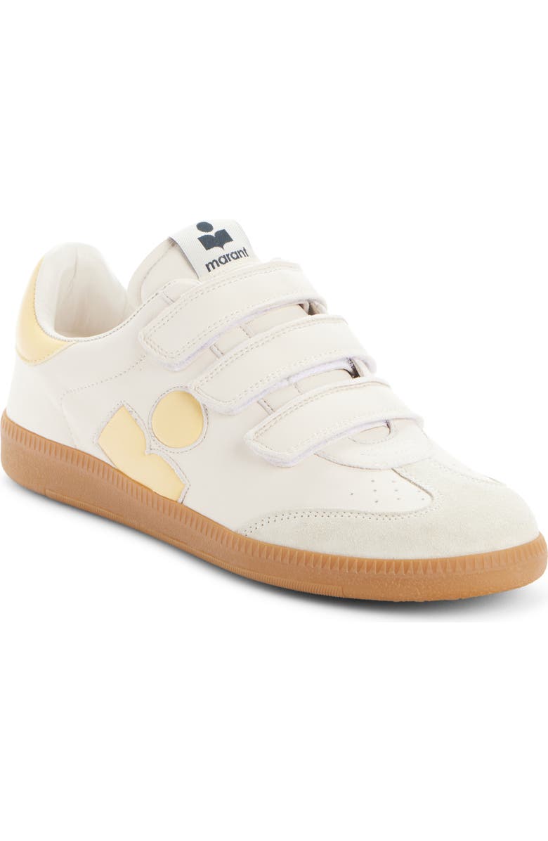 Isabel Marant Beth Low Top Sneaker, Main, color, Chalk/ Butter