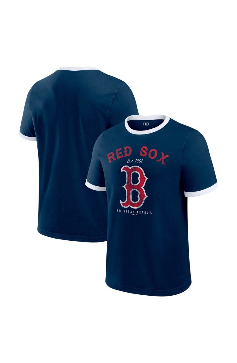 Darius Rucker Collection by Fanatics Men's Darius Rucker Collection by Fanatics Navy Boston Red Sox Washed Ringer T-Shirt, Main, color, Navy