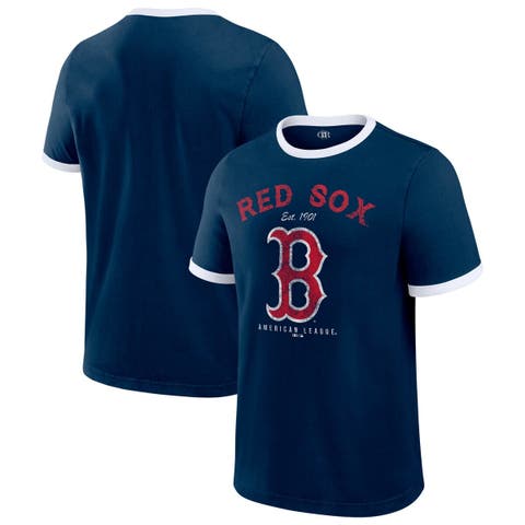 Men's Darius Rucker Collection by Fanatics  Navy Boston Red Sox Washed Ringer T-Shirt