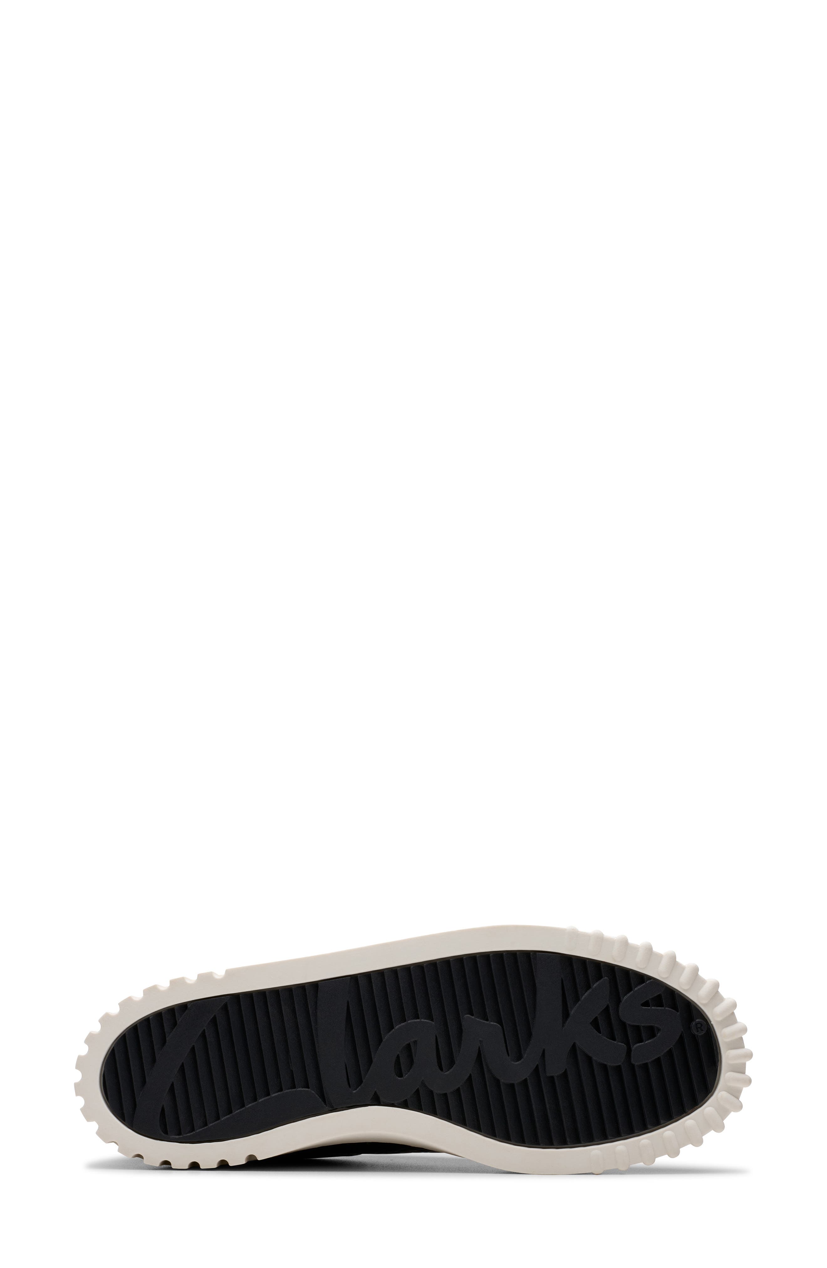 Clarks<sup>®</sup> Mayhill Bay Platform Sneaker, Alternate, color, Black Leather