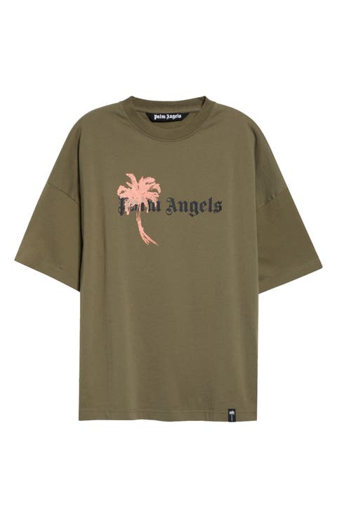Palm Drift Loose Fit Graphic T-Shirt