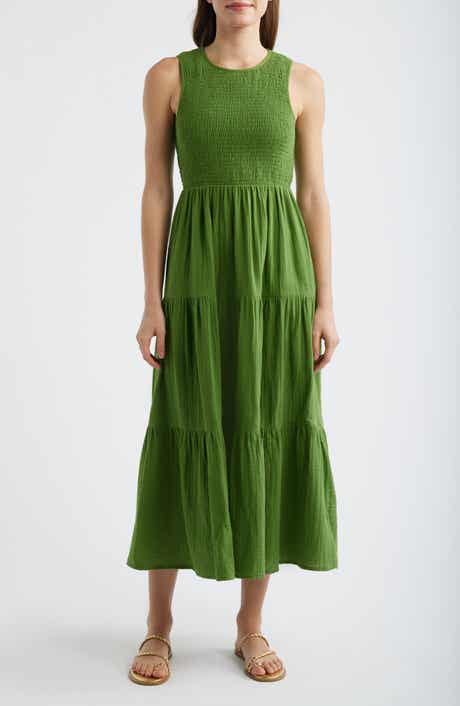 Charlie Smocked Sleeveless Maxi Dress