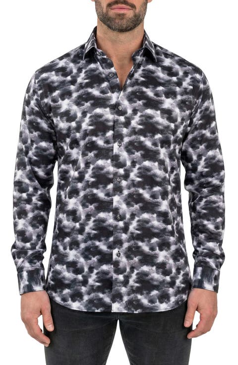 Fibonacci Contemporary Fit Button-Up Shirt