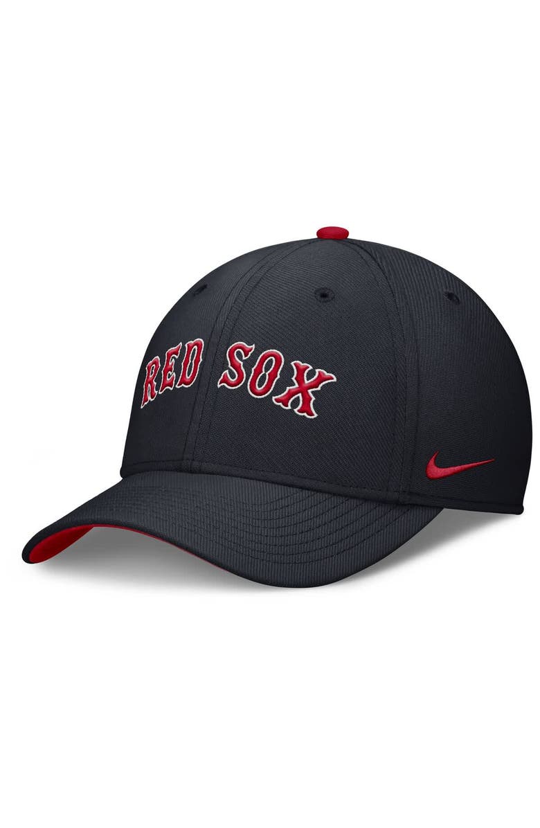 Nike Men's Nike Navy Boston Red Sox Primetime Rise Dri-FIT Flex Hat, Main, color, Navy