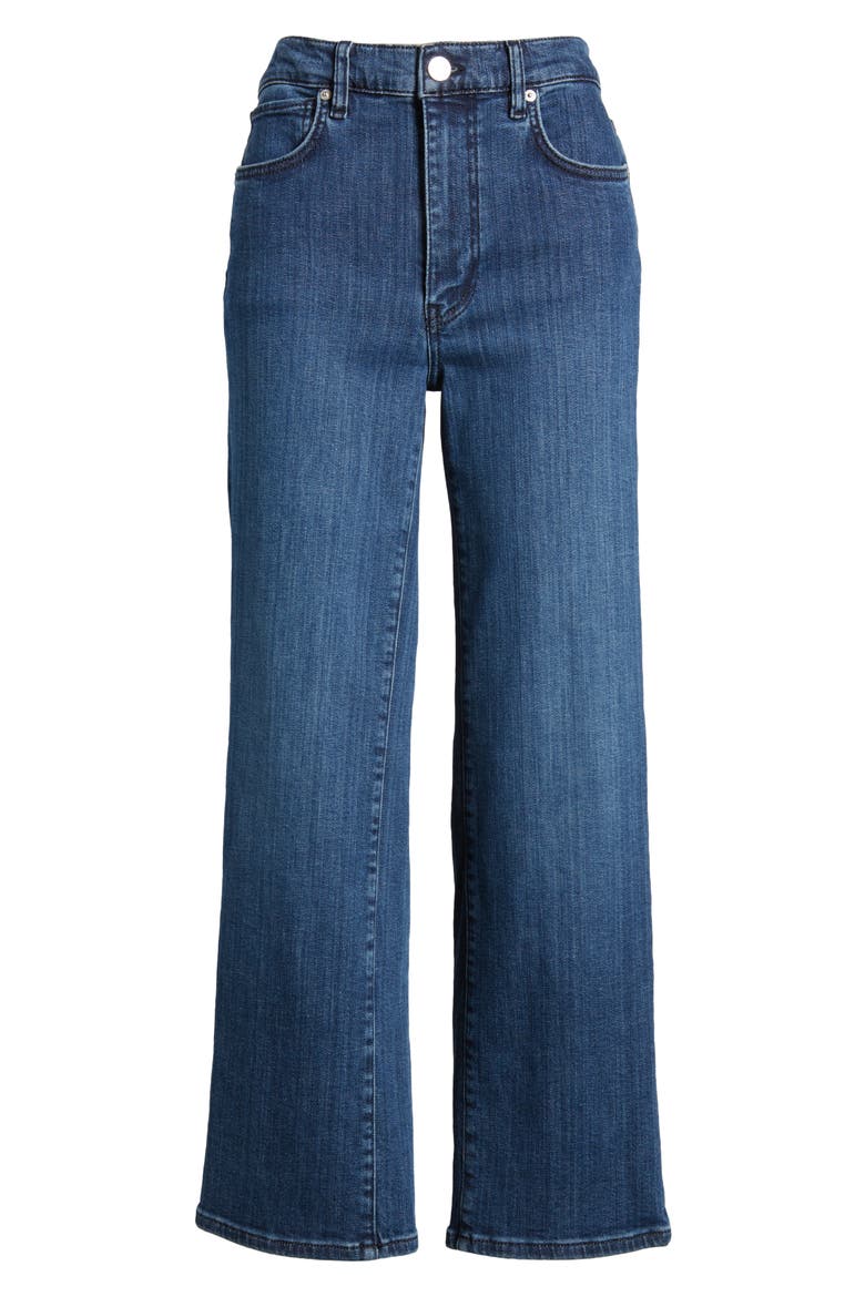 Le Sleek High Waist Ankle Straight Leg Jeans, Alternate, color, THUNDERSTORM
