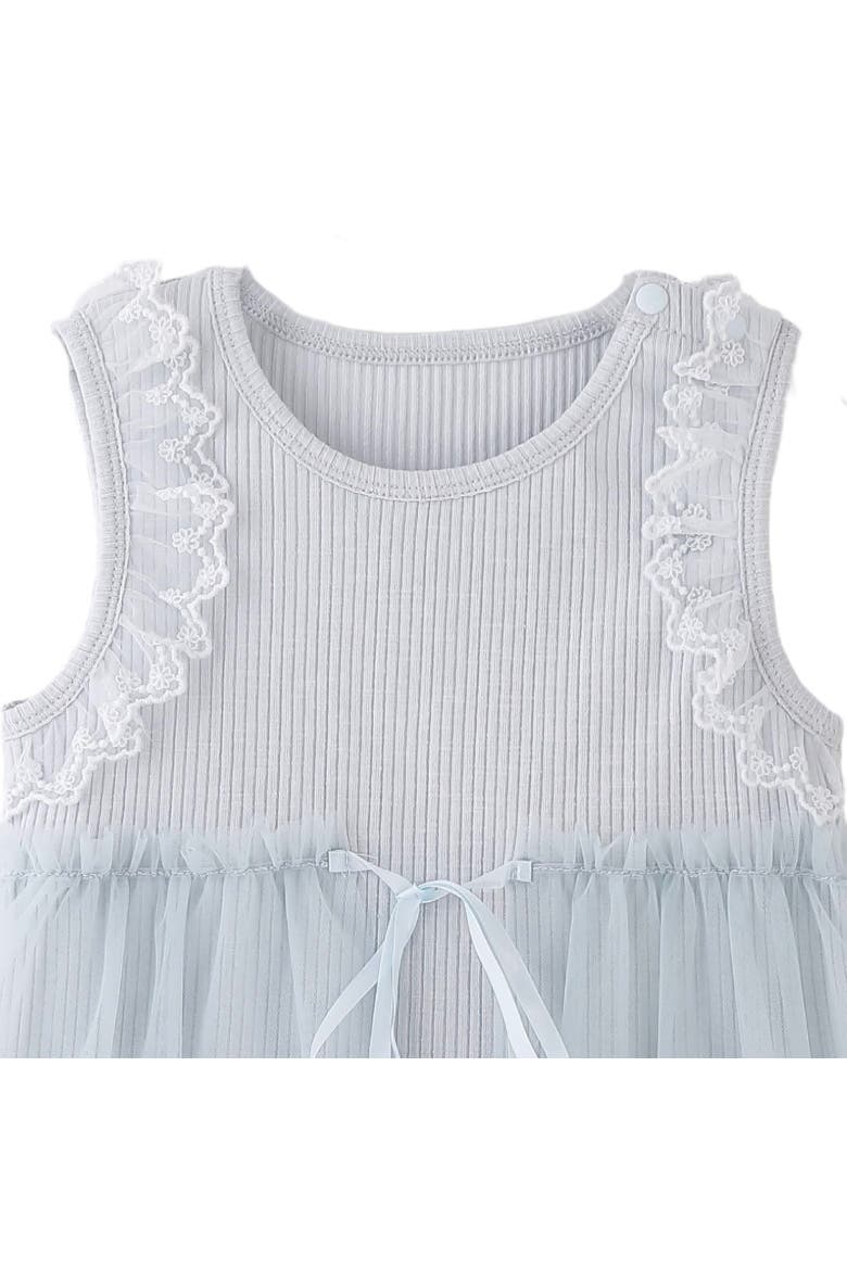Lace Tulle Dress, Alternate, color, Blue