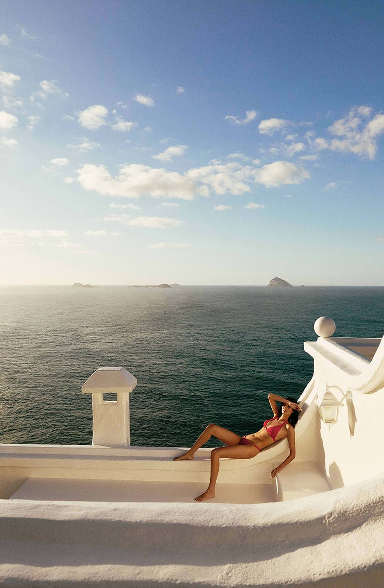 ViX Paula Hermanny Pam Hanna Bikini Top, Alternate, color, Red