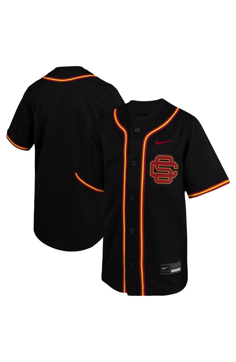 Nike Youth Nike Black USC Trojans Limited Baseball Jersey, Alternate, color, Black
