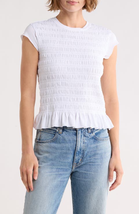 Smocked T-Shirt