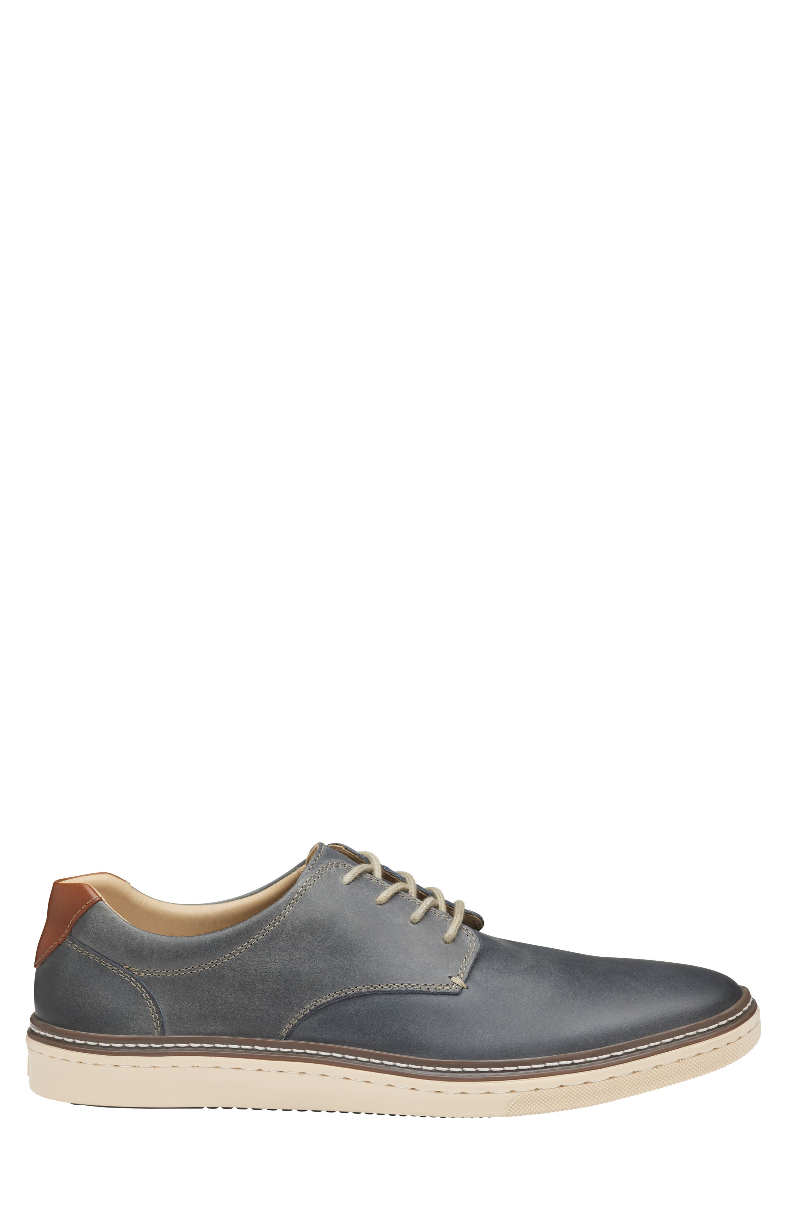 'McGuffey' Plain Toe Derby, Alternate, color, GRAY OILED FULL GRAIN