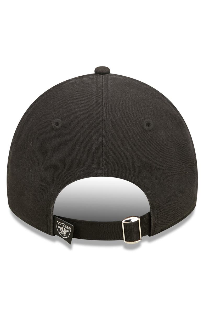 New Era Women's New Era Black Las Vegas Raiders 2022 Sideline Adjustable 9TWENTY Hat, Alternate, color, 