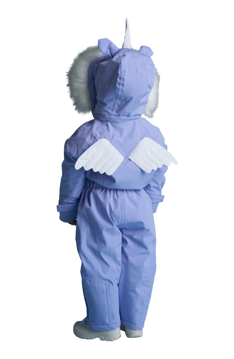 Roarsome Sparkle the Unicorn Ski Suit, Alternate, color, Lilac