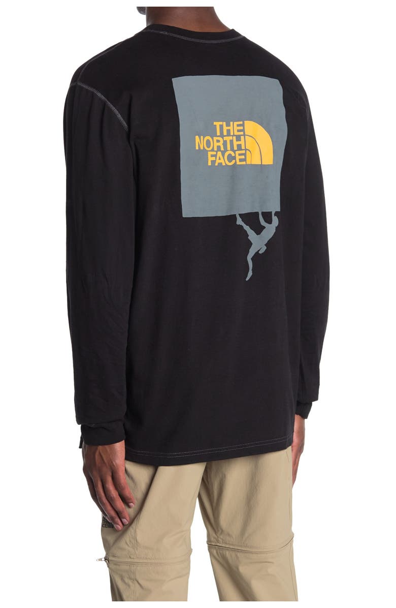 The North Face Dome Climb Logo Print Long Sleeve T-Shirt, Alternate, color, 