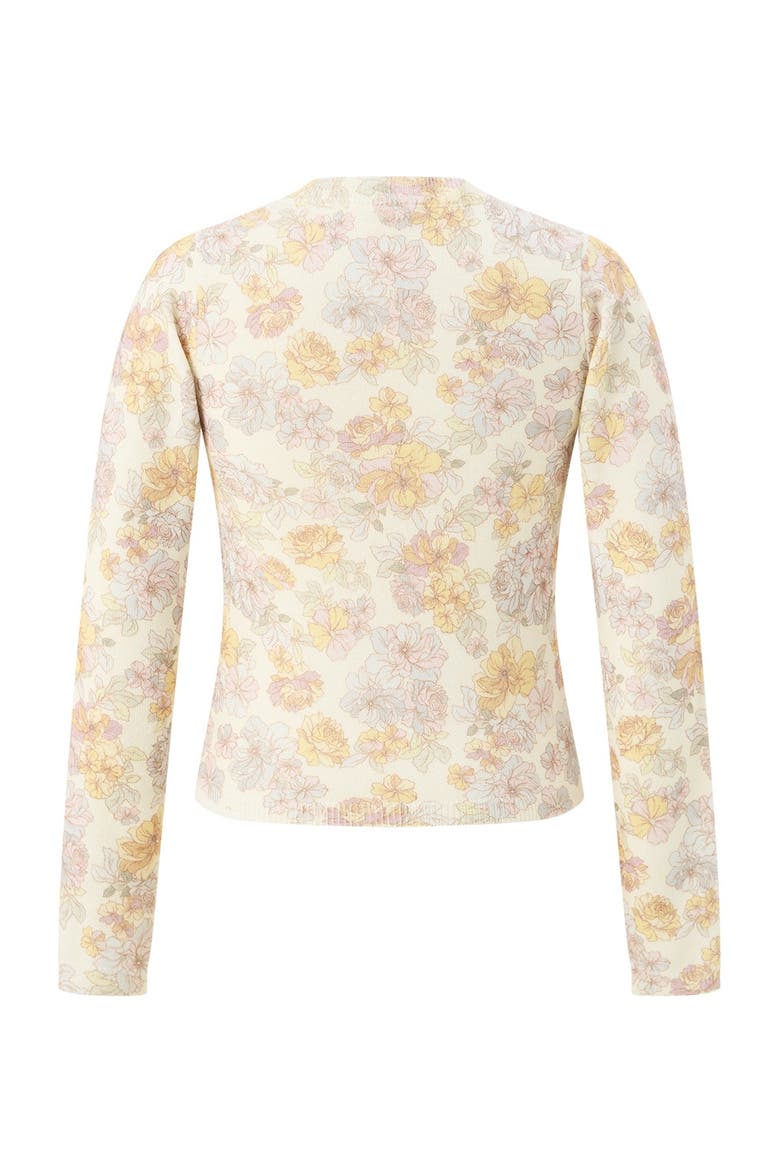 Posie Knit Cardigan, Alternate, color, Floral