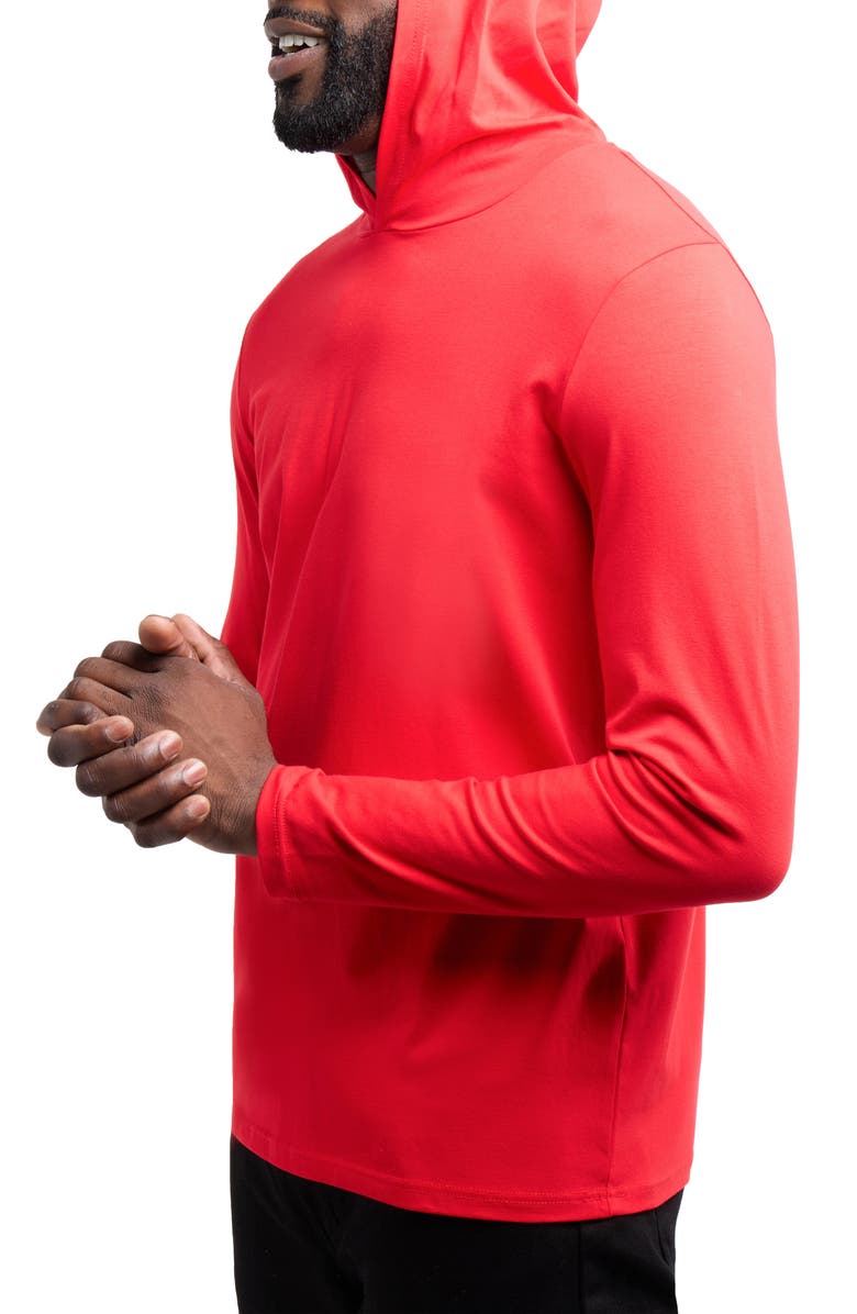 XRAY Long Sleeve Hooded T-Shirt, Alternate, color, Racer Red