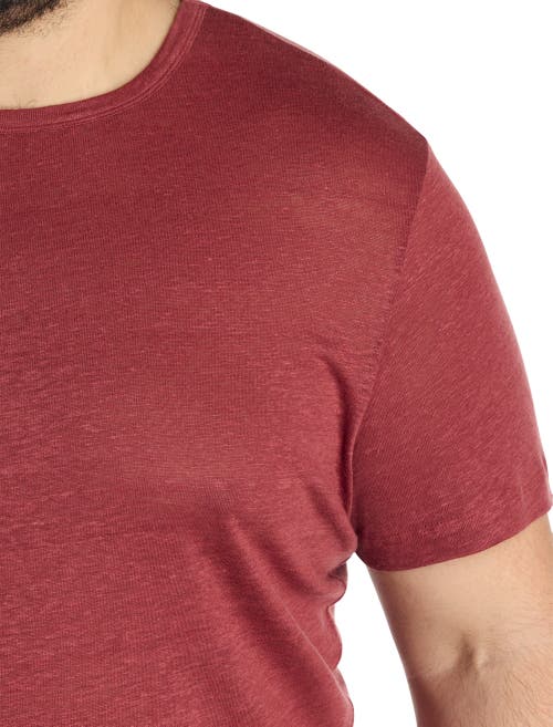 B+t Essentials Fit By Dxl Big & Tall  Tiburt 456 Solid T-shirt In Open Brown