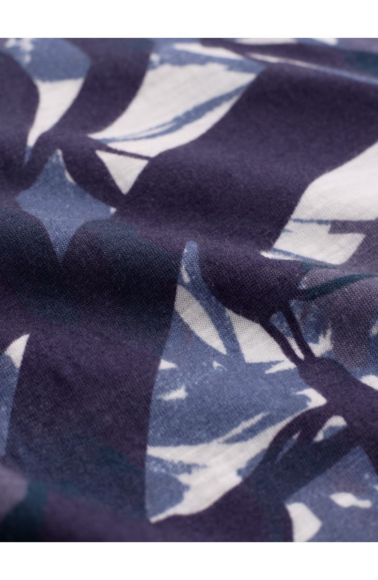 Celtic & Co. Slub Jersey Shirt Midi Dress, Alternate, color, Navy Brushstroke