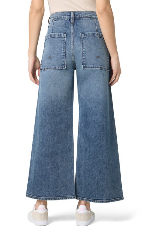 Hudson Jeans Jolene Wide Leg Ankle Crop Jeans In Blue
