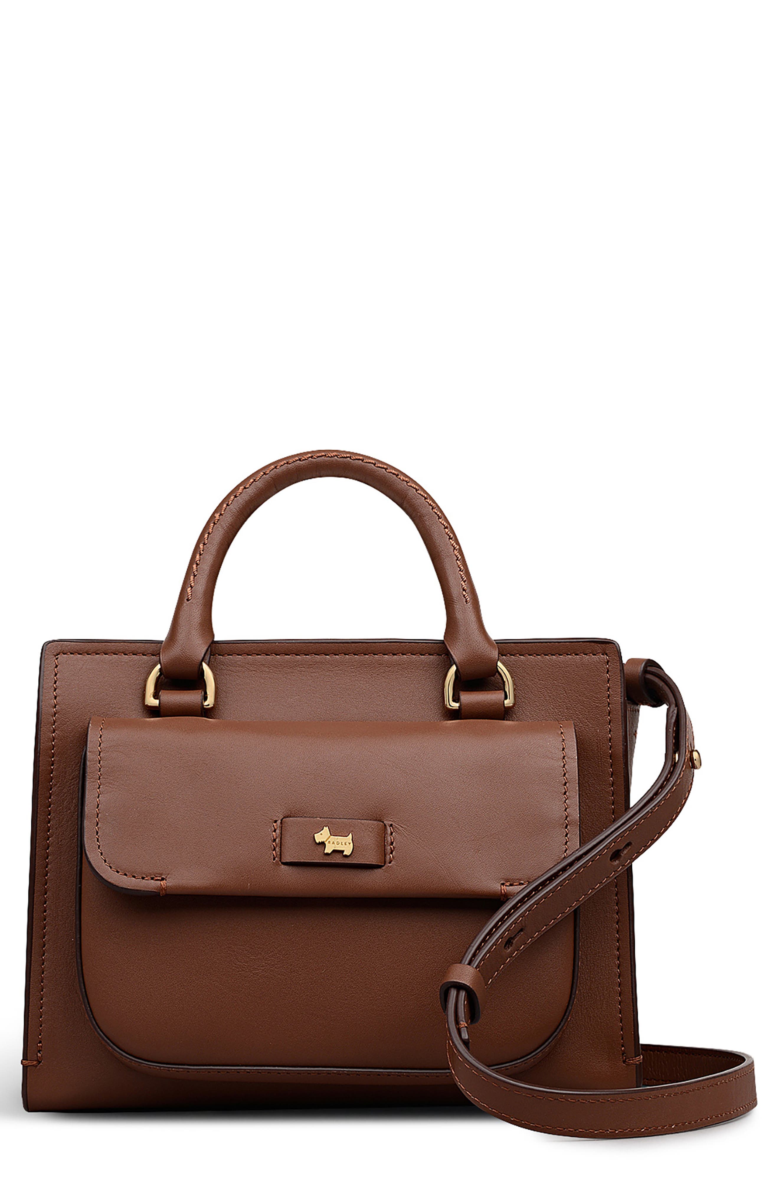 Radley Talbot Way Small Zip Top Leather Satchel