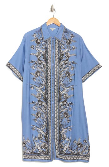 MAX STUDIO MAX STUDIO SHORT SLEEVE SHIRTDRESS