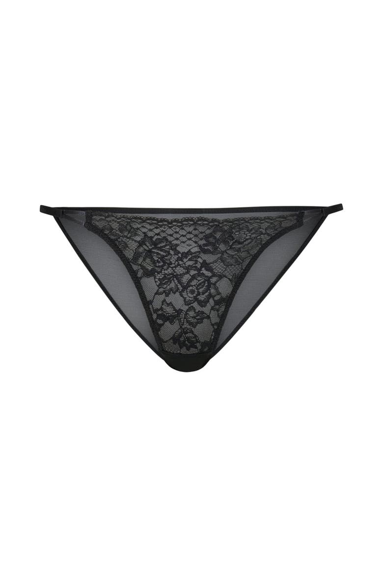 Josie Bikini Panties, Alternate, color, Black