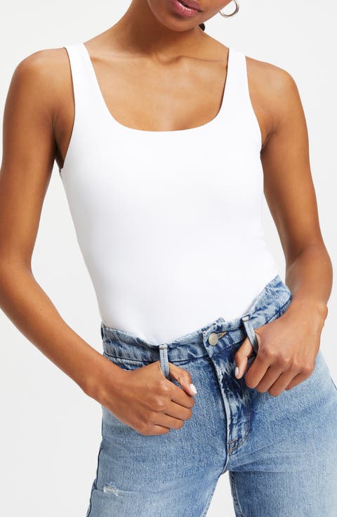 GOOD AMERICAN 売れ筋商品|||グッドアメリカン Tシャツ トップス レディース Bodysuits Blue Women's Good American Bodysuits | Nordstrom