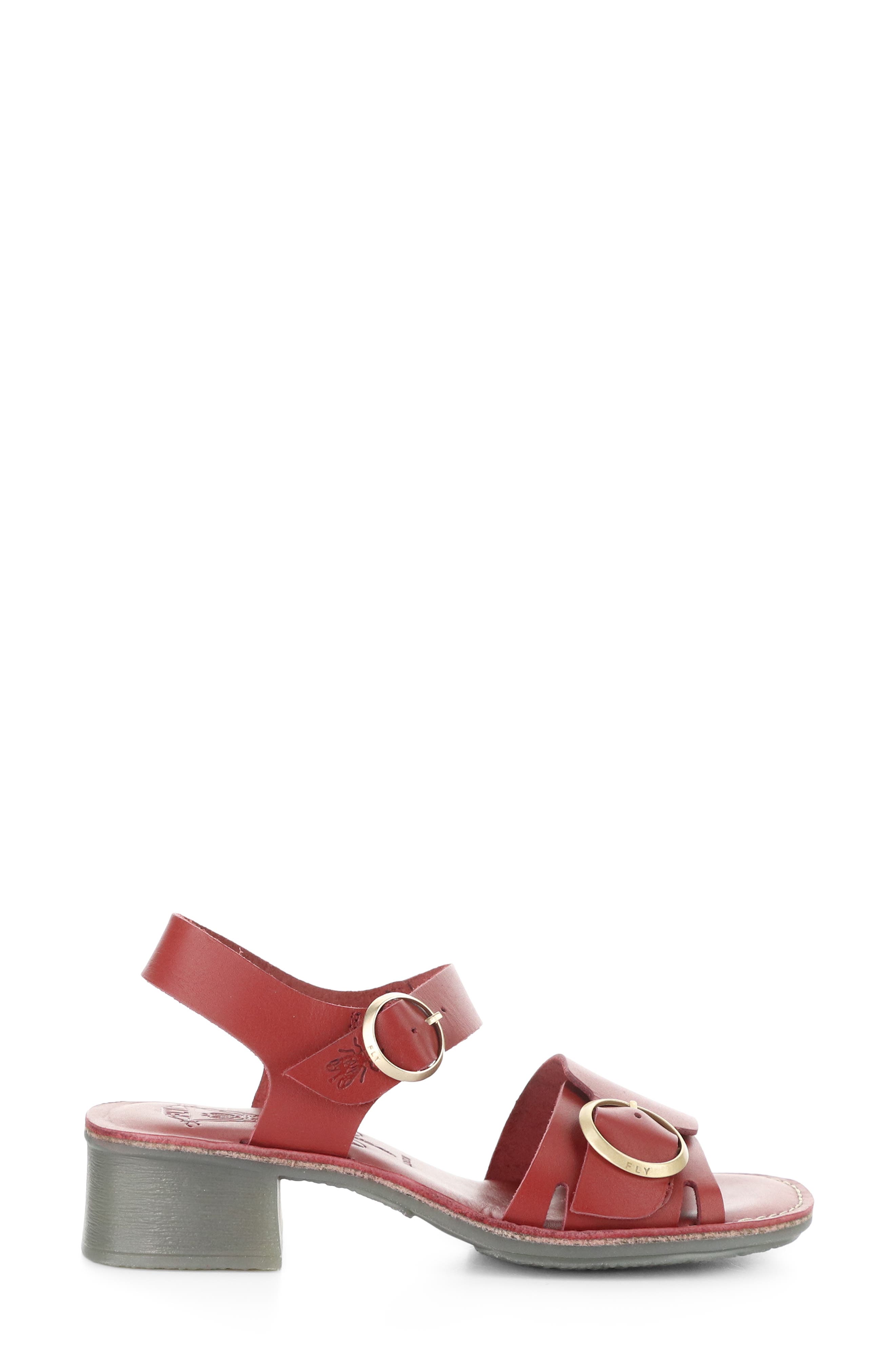 Ebli Ankle Strap Sandal, Alternate, color, RUST