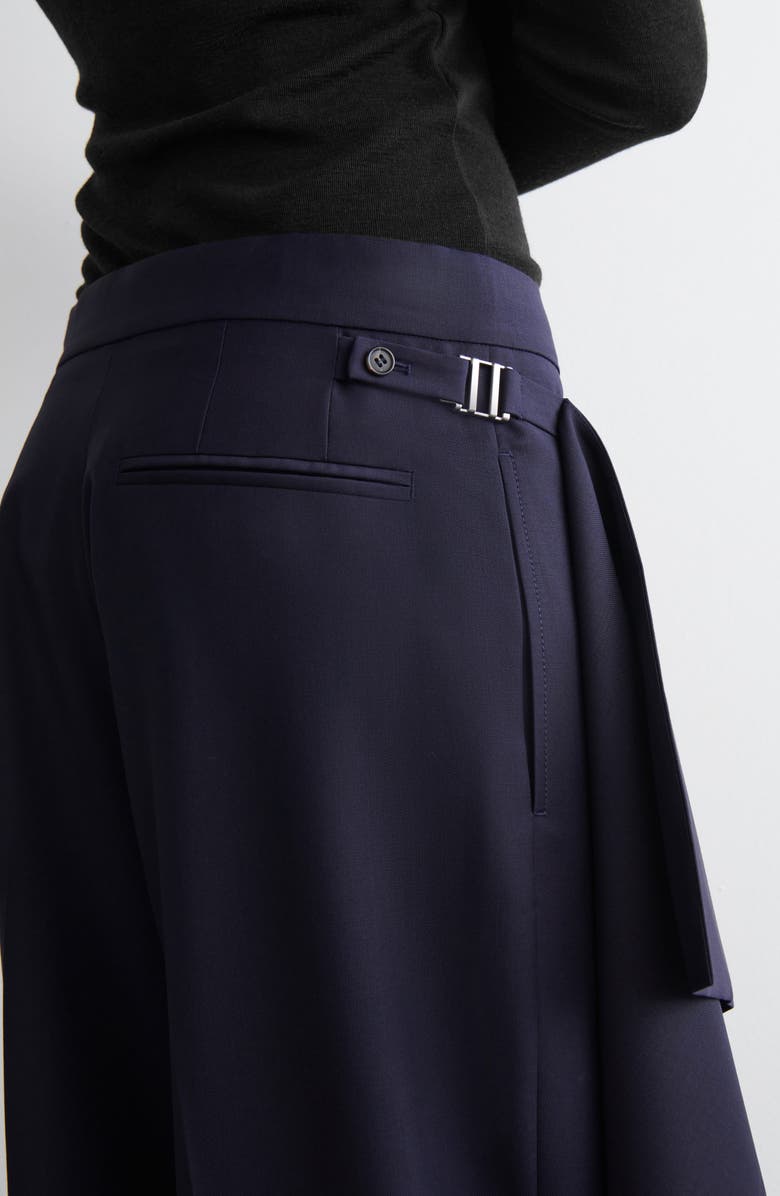 COS Ink Wool Skirt Pants, Alternate, color, Blue Dark