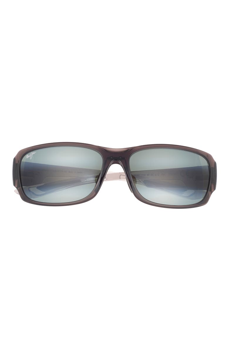 52mm Square Sunglasses, Main, color, GREY GREY GREY