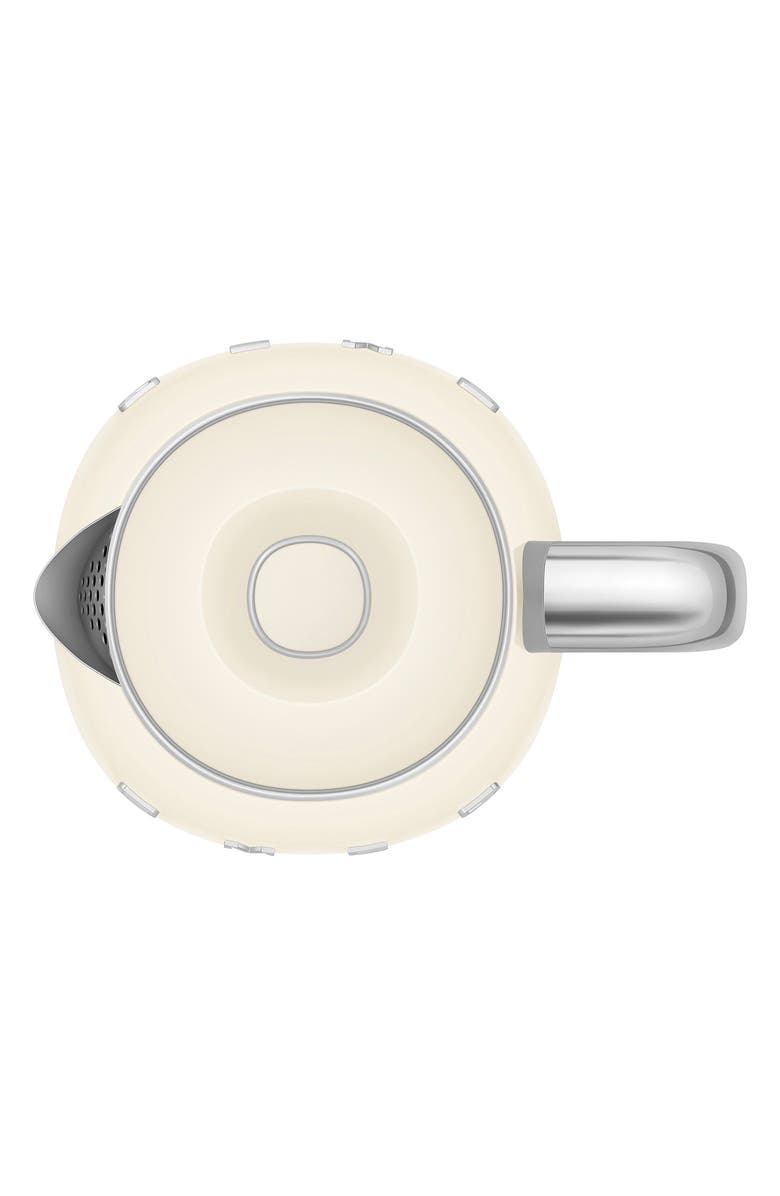 smeg 50's Retro Style Mini Electric Kettle, Alternate, color, Cream