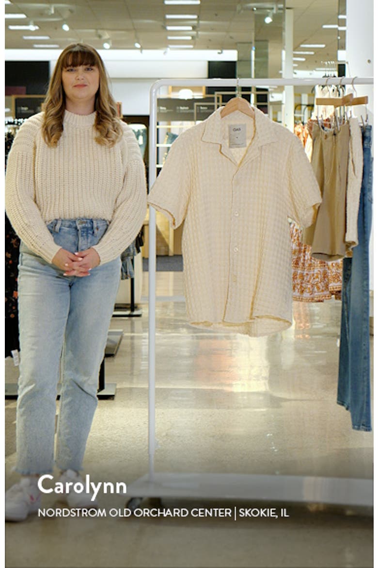 Waffle Knit Camp Shirt video