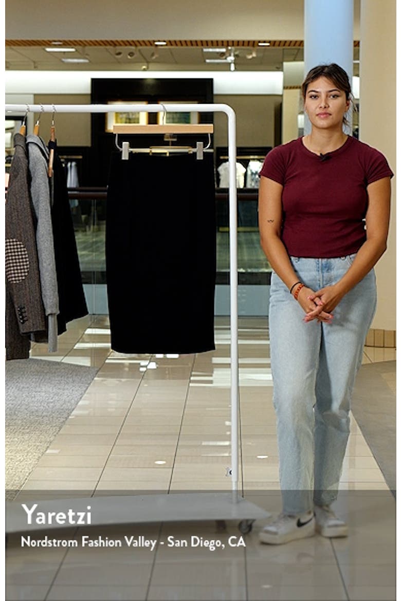 Ponte Midi Pencil Skirt video