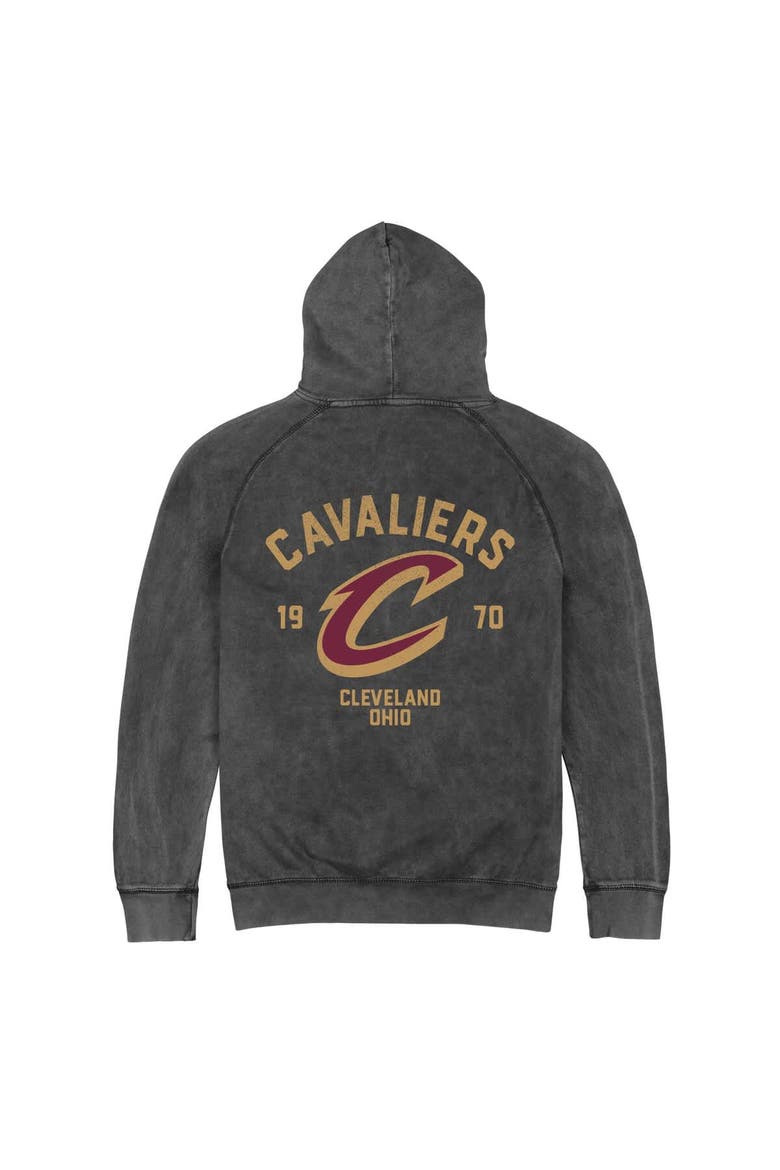 Men's Stadium Essentials  Charcoal Cleveland Cavaliers Get Back Oversized Vintage Raglan Pullover Hoodie, Alternate, color, Charcoal