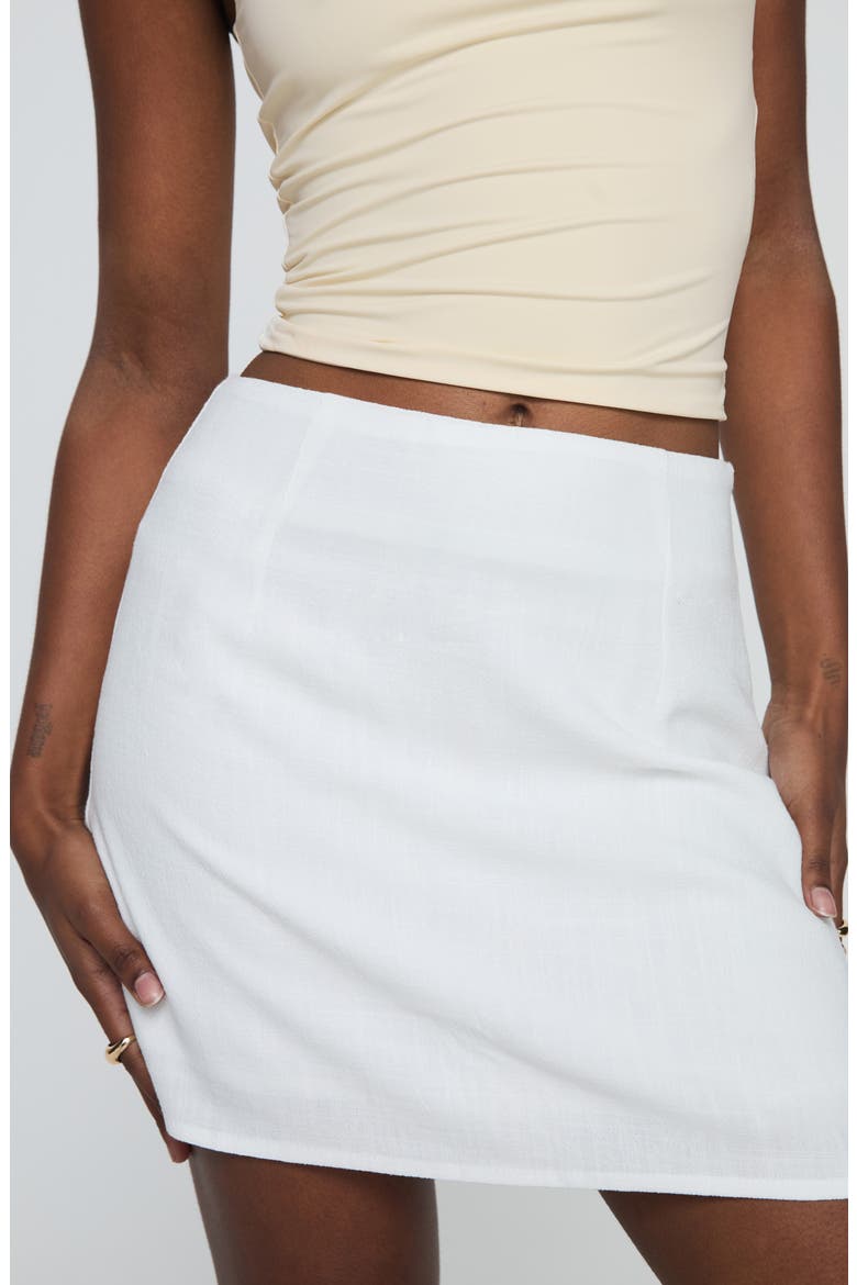 Selby Miniskirt, Alternate, color, WHITE