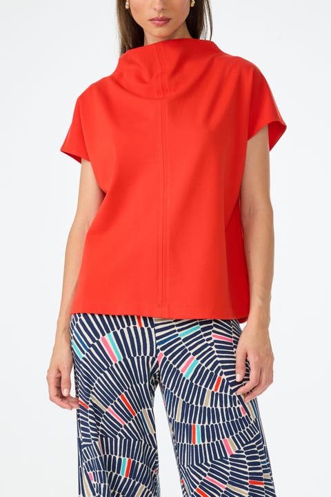 Pavilion High Neck Ponte Top